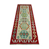 Handmade Multi Kilim Geometric 6' Runner