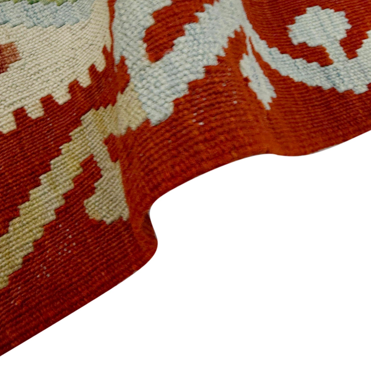 Handmade Multi Kilim Geometric 6' Runner