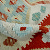 Handmade Multi Kilim Geometric 6' Runner
