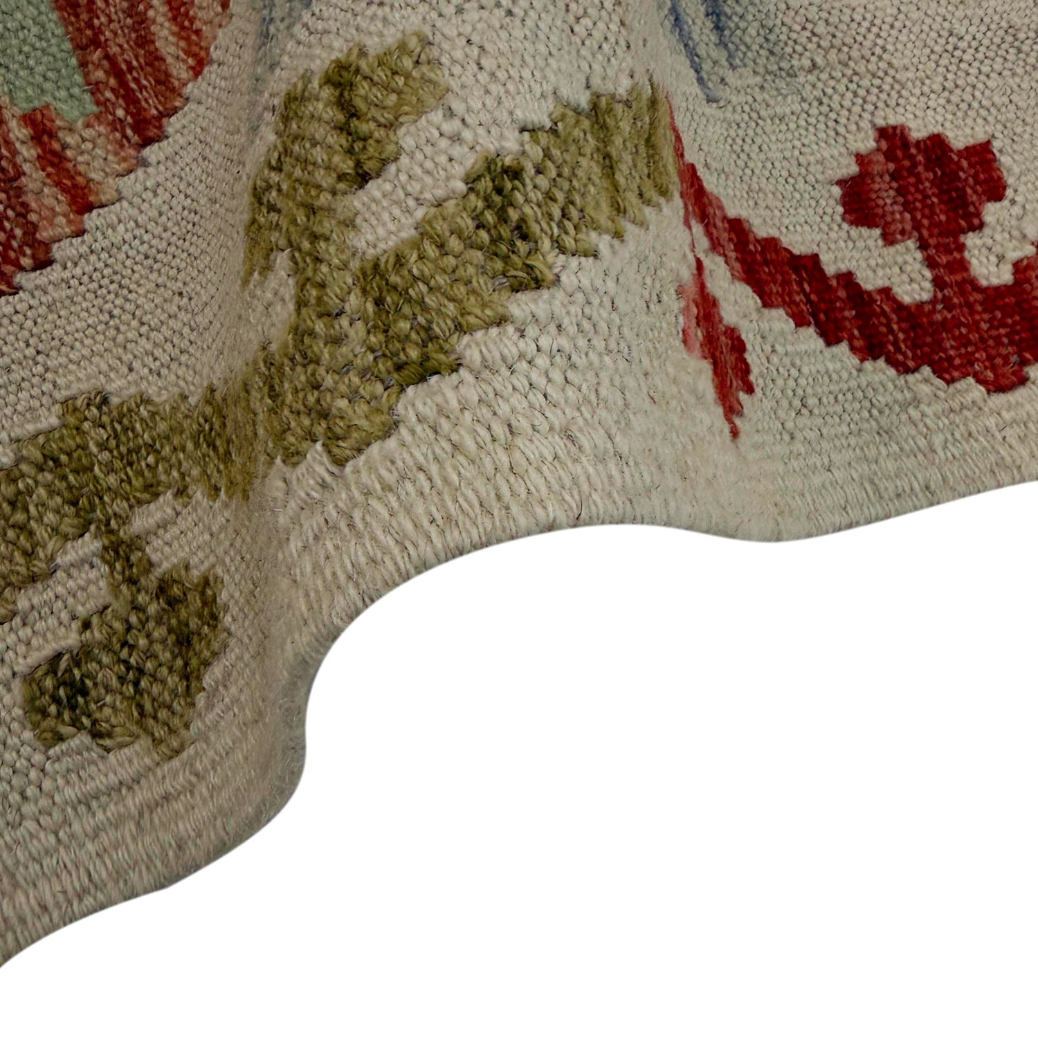Handmade Multi Kilim Geometric 6' Runner