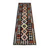 Handmade Multi Kilim Geometric 10' Runner