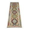 Handmade Multi Kilim Geometric 10' Runner