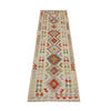 Handmade Multi Kilim Geometric 10' Runner