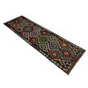 Handmade Multi Kilim Geometric 10' Runner