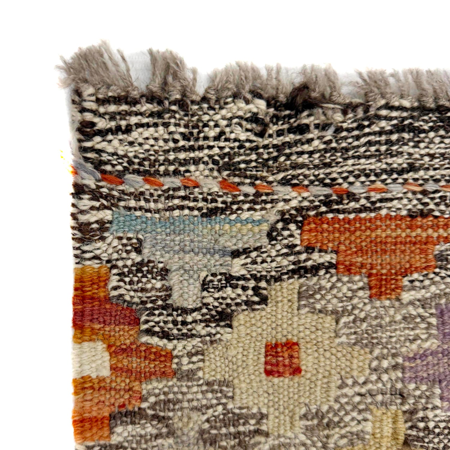 Handmade Multi Kilim Geometric 4x7 ft
