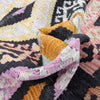 Hand-Knotted Multi Geometric Vegetable Kilim Area Rug – 4' 1" x 6' 2" ft (124 x 188 cm) | SKU: Y39116