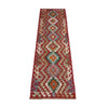 Handmade Multi Kilim Geometric 10' Runner
