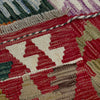 Handmade Multi Kilim Geometric 10' Runner