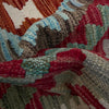 Handmade Multi Kilim Geometric 10' Runner