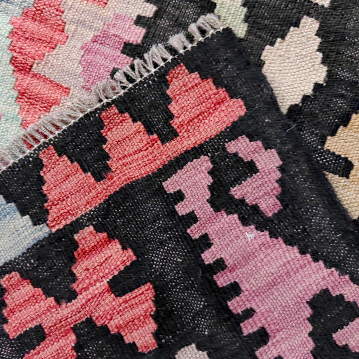 Handmade Multi Kilim Geometric 7x10 ft