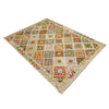 Handmade Multi Kilim Geometric 4x7 ft