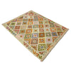 Handmade Multi Kilim Geometric 4x7 ft