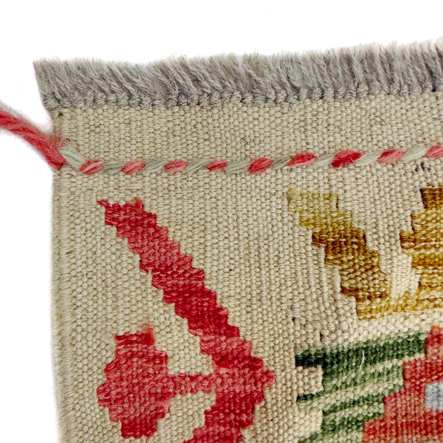 Handmade Multi Kilim Geometric 4x7 ft