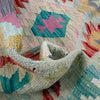 Handmade Multi Kilim Geometric 4x7 ft