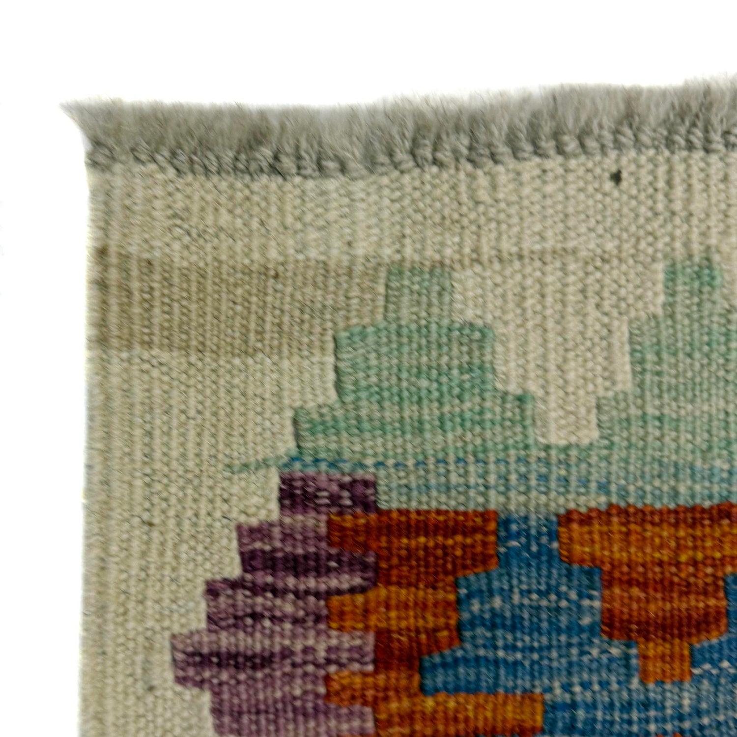 Handmade Multi Kilim Geometric 4x7 ft