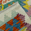 Handmade Multi Kilim Geometric 4x7 ft