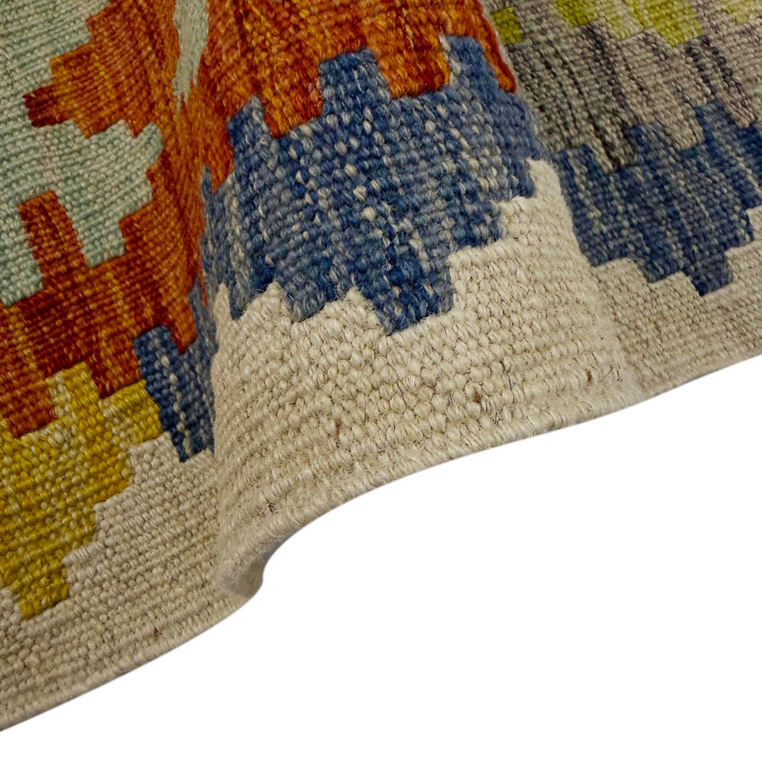 Handmade Multi Kilim Geometric 4x7 ft