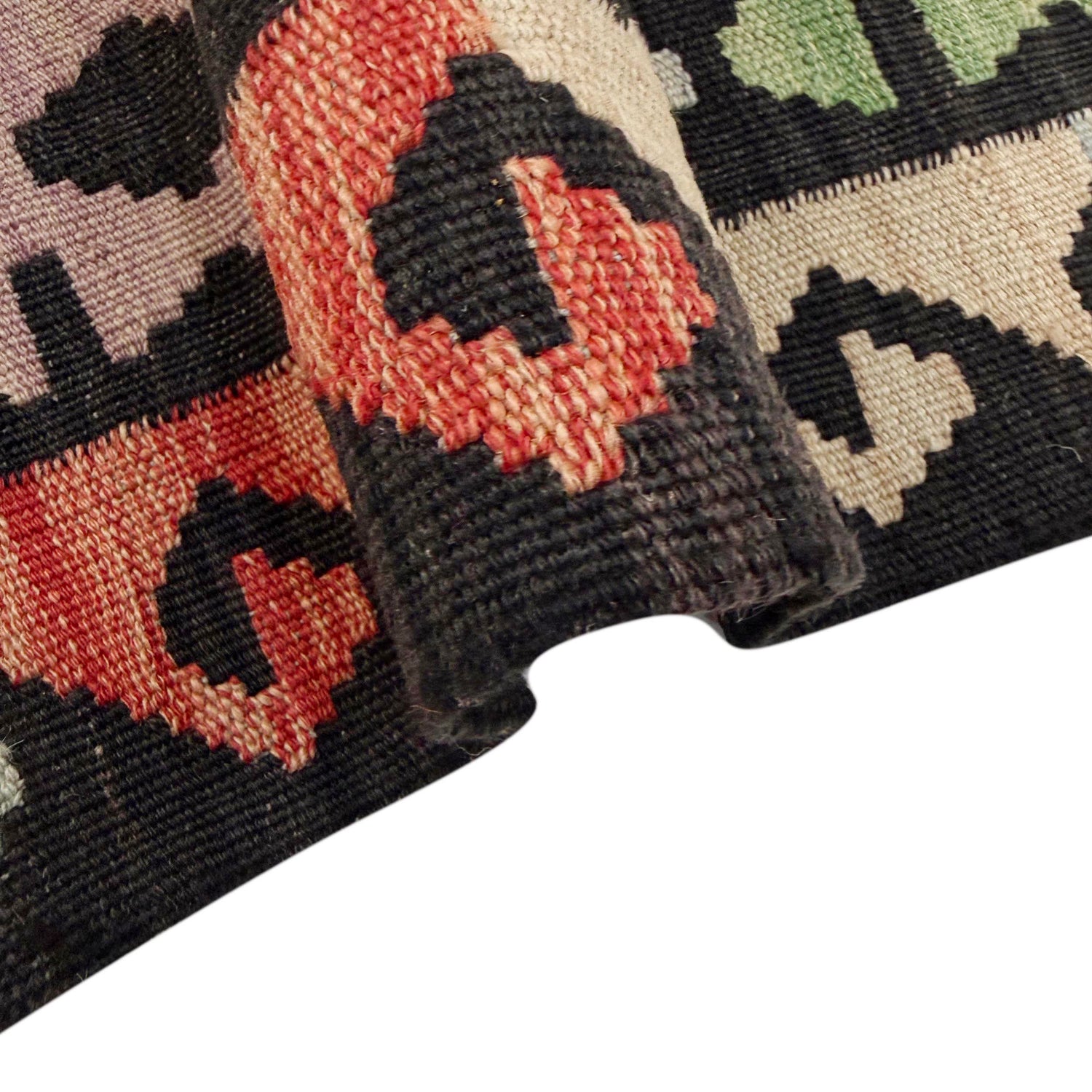 Handmade Multi Kilim Geometric 4x7 ft