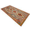 Handmade Multi Kilim Geometric 5' Runner