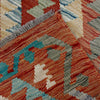Handmade Multi Kilim Geometric 5' Runner