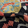 Handmade Multi Kilim Geometric 5' Runner