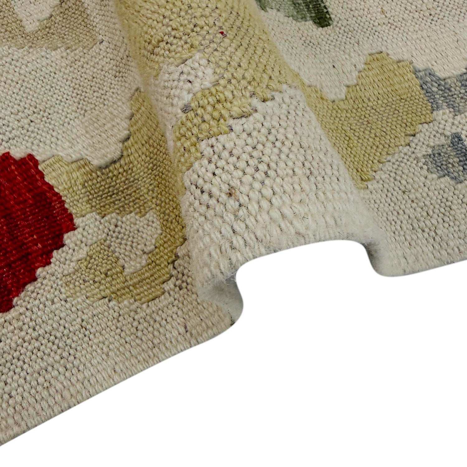 Handmade Multi Kilim Geometric 6' Runner