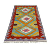 Handmade Multi Kilim Geometric 2x4 ft