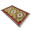 Handmade Multi Kilim Geometric 2x4 ft