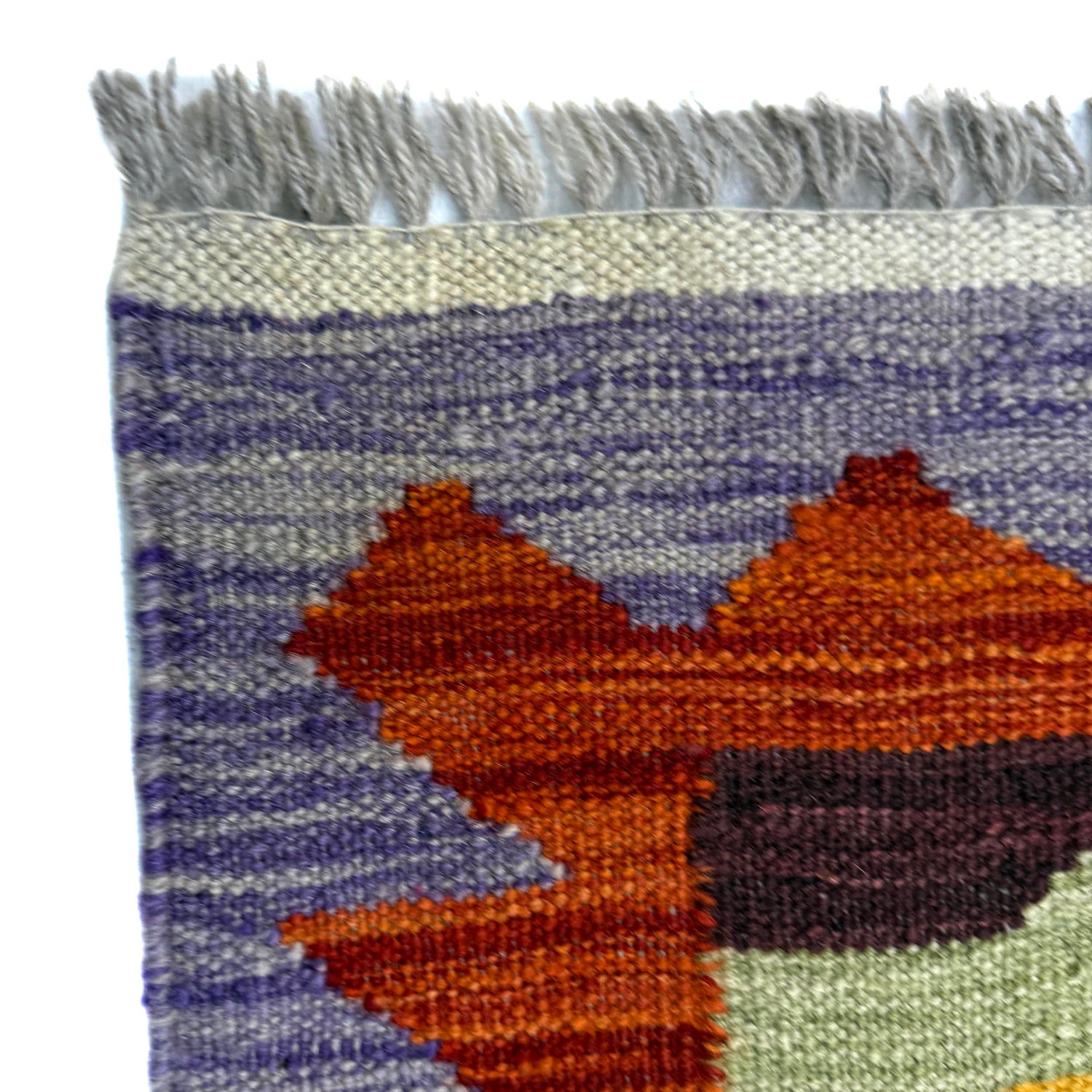 Handmade Multi Kilim Geometric 2x4 ft