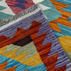 Handmade Multi Kilim Geometric 2x4 ft