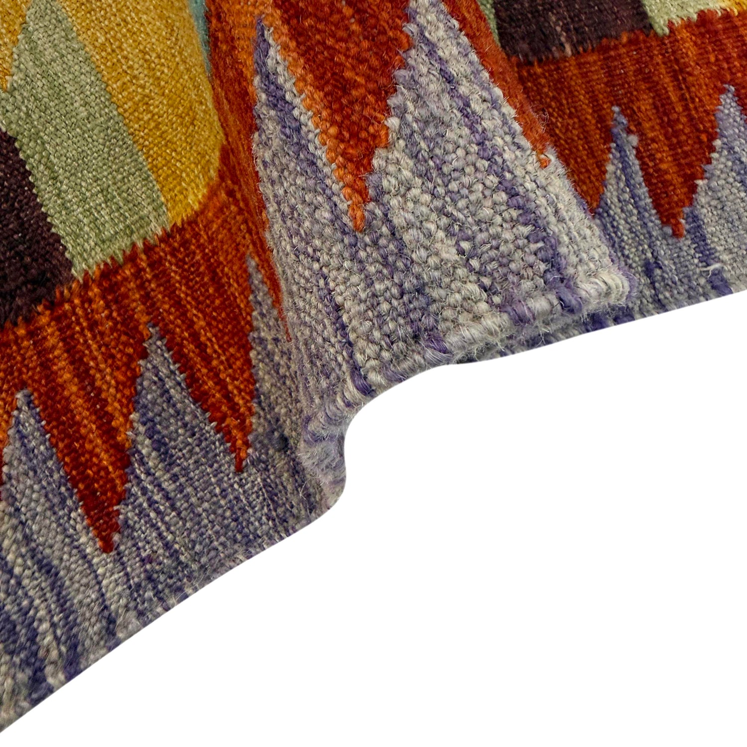 Handmade Multi Kilim Geometric 2x4 ft