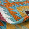 Handmade Multi Kilim Geometric 2x4 ft