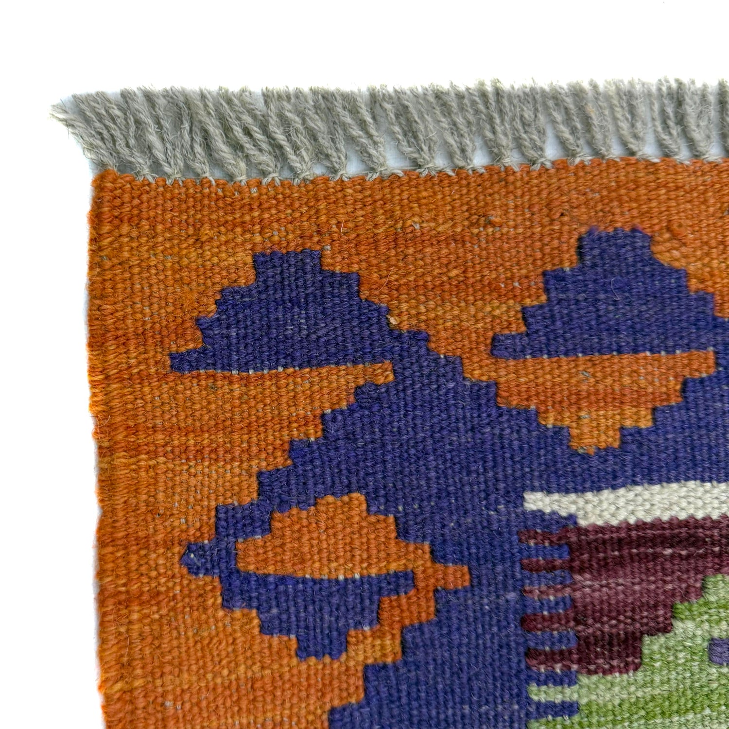 Handmade Multi Kilim Geometric 2x4 ft