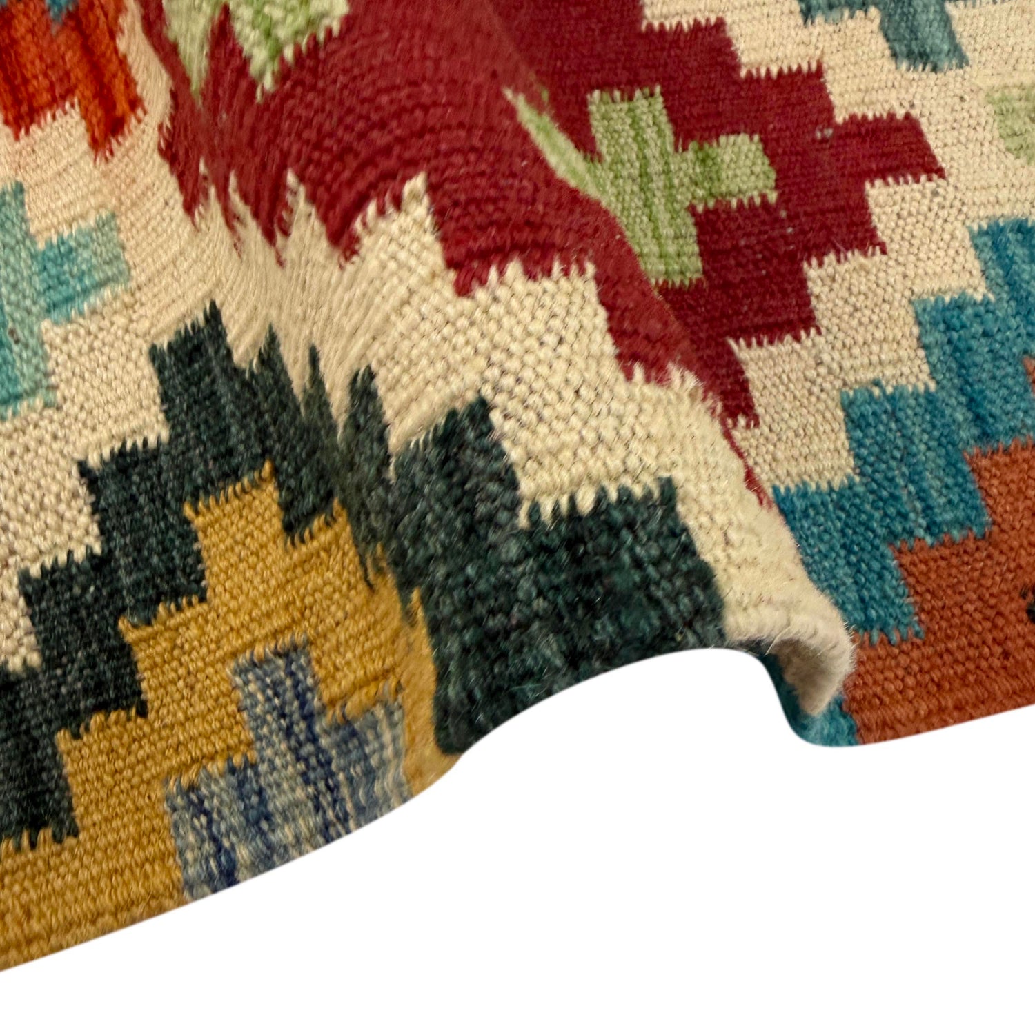 Handmade Multi Kilim Geometric 3x5 ft