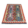 Handmade Multi Kilim Geometric 3x5 ft