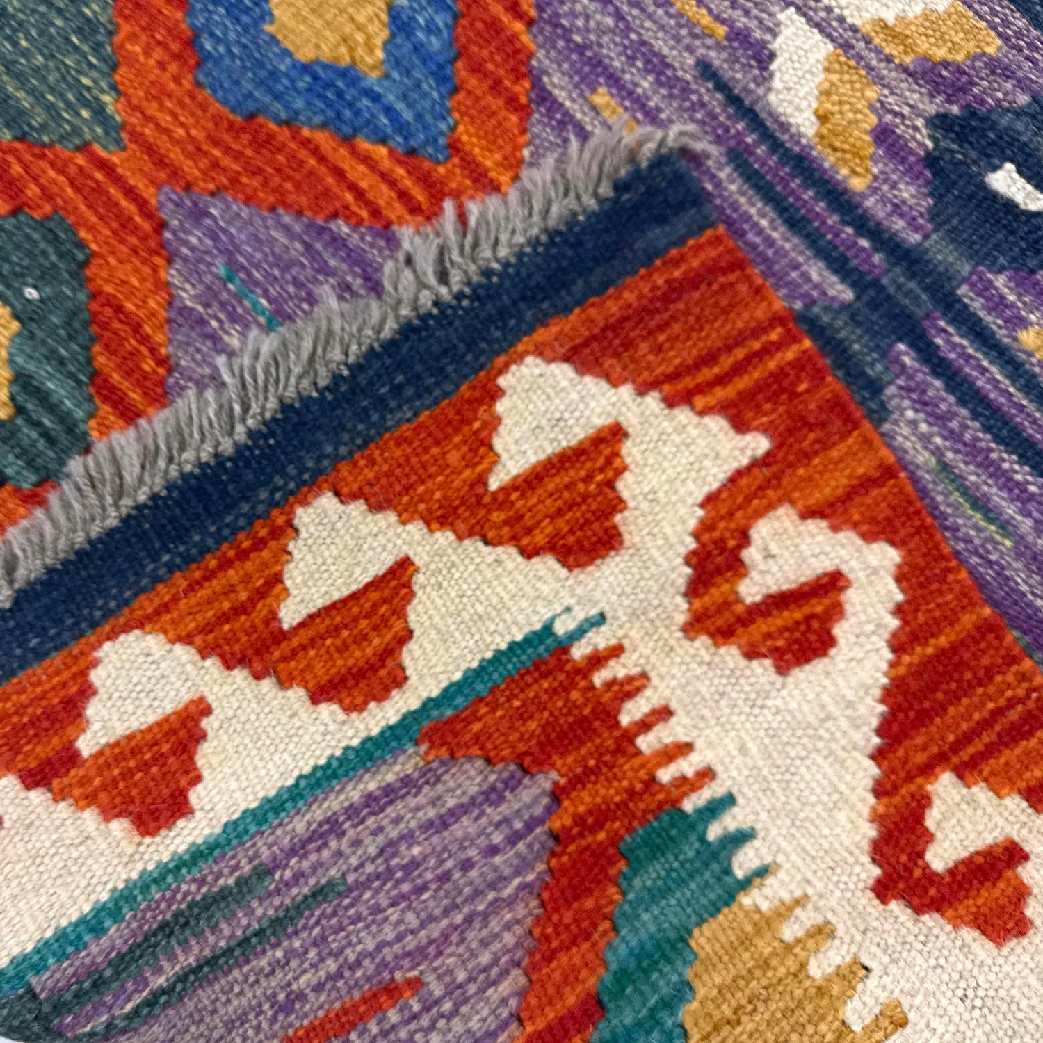 Handmade Multi Kilim Geometric 3x5 ft