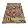 Handmade Multi Kilim Geometric 3x5 ft