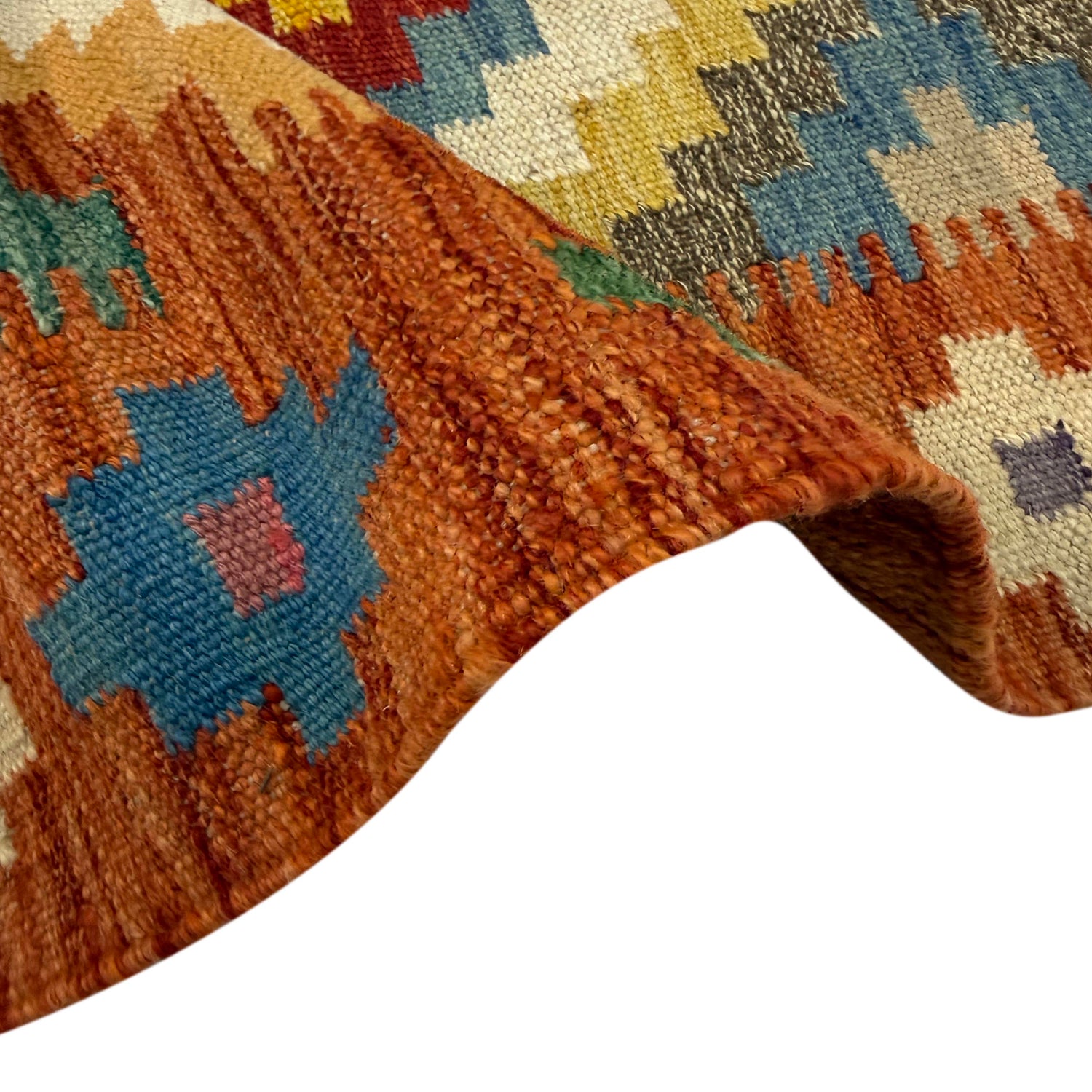 Handmade Multi Kilim Geometric 3x5 ft