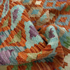 Handmade Multi Kilim Geometric 4x7 ft