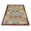 Handmade Multi Kilim Geometric 4x6 ft