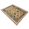 Handmade Multi Kilim Geometric 4x6 ft