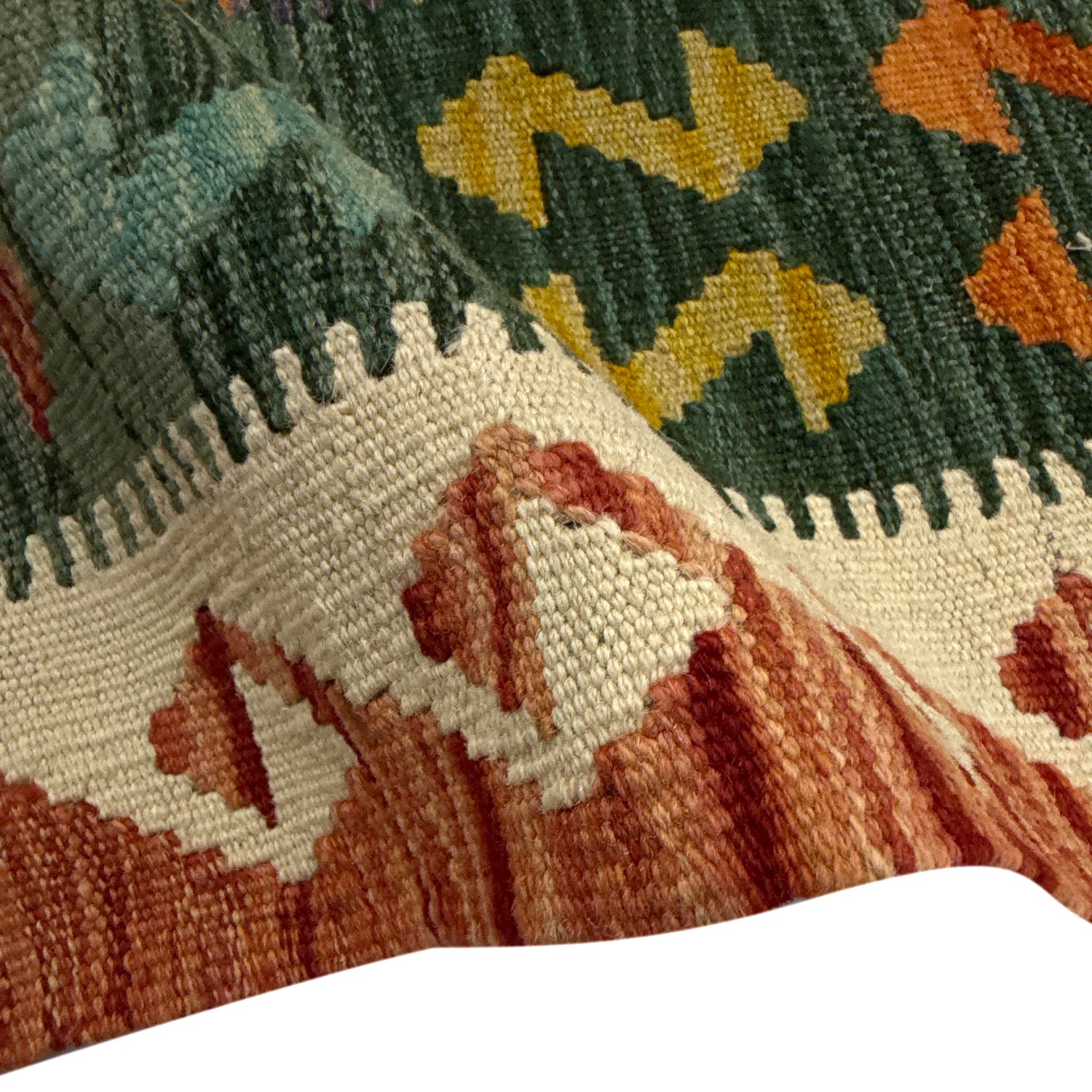 Handmade Multi Kilim Geometric 4x6 ft