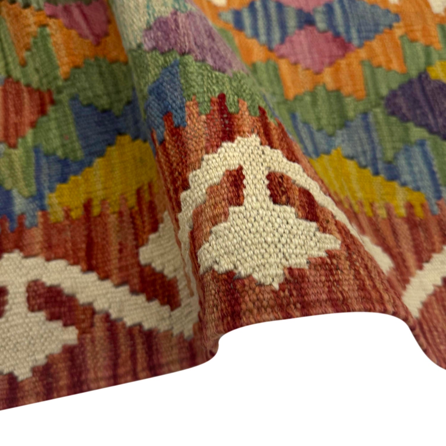 Handmade Multi Kilim Geometric 4x6 ft