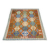 Handmade Multi Kilim Geometric 5x8 ft