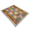 Handmade Multi Kilim Geometric 5x8 ft