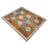 Handmade Multi Kilim Geometric 5x8 ft