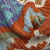 Handmade Multi Kilim Geometric 5x8 ft