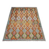Handmade Multi Kilim Geometric 5x8 ft