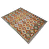 Handmade Multi Kilim Geometric 5x8 ft