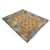 Handmade Multi Kilim Geometric 5x8 ft